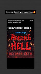 Destiny Wrestling on Reels