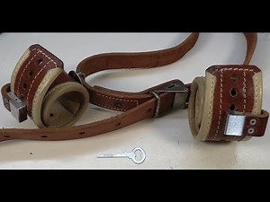 Humane Restraints WAL-301 Leather Leder Medizinische Fesseln Fixierung wie Segufix Handcuffs Esposas