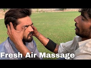 Asmr Street Massage in Pakistan | Head and Back Massage | #asmr #massage