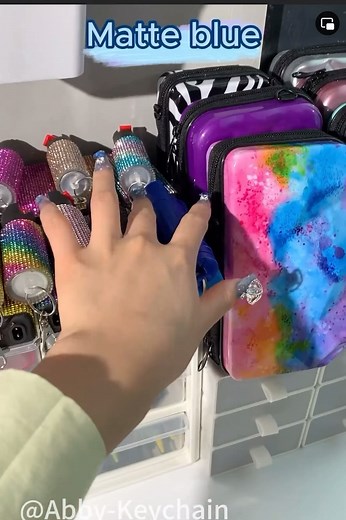 1.5K views · 230 reactions | Matte Blue No Shiny No Lightning Keychain 13pcs Keychain Set Order link: https://lbylux.shop/goodsDetails?jobsProductId=1720379724427120640&recommendProductId=1720400057829830656&hyId=kibt-fe-cj&mibextid=Zxz2cZ #selfdefense #safety #safetyfirst #trending #reelsinstagram #facebook #style #gift #giftideas #blue #ootd | Paws and Power | Facebook