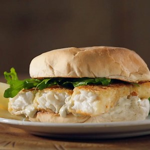 Homemade cod fish finger buttie layered with creamy tartar sauce, peppery rocket and a squeeze of lemon – what’s not to love? http://bit.ly/1VNzmJS We were a pioneer of sustainable fish in supermarkets and have one of the largest ranges of fish and shellfish, all of which are responsibly sourced. Find out more at waitrose.com/everythingwedo | Waitrose & Partners