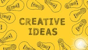 Ideas Creativas. Ilustración Animada Conceptual Almacen De Video - Vídeo de mano, deletreado: 248051181