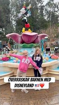 Överraskar barnen med Disneyland 🇺🇸❤️