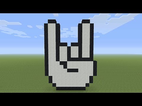 Minecraft Pixel Art - Rock On