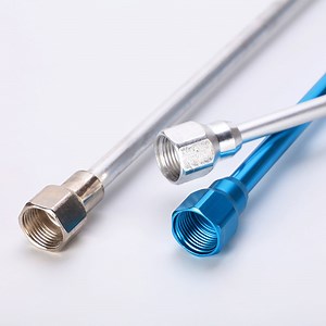 [Hot Item] Airless Paint Spray Gun Tip Extension Pole Rod Painting Aluminum Alloy Anti-Corrosion Airless Paint Sprayer Extension Silver Tone