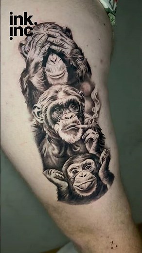 The 3 Wise Monkeys Tattoo with a Twist