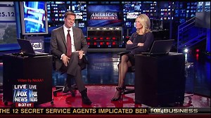 Martha MacCallum sheer black stockings 4/25/12