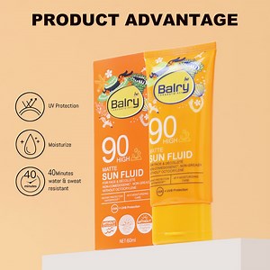 [Hot Item] Private Label Wholesale Skin Care Natural Moisturizing Sunscreen SPF 90 UV Protection Face Cream