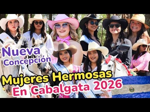 La Mejor CABALGATA en El Salvador, Mujeres Hermosas y Caballos espectaculares #2026 #elsalvador