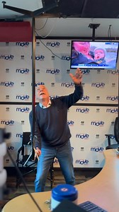 What’s your party trick?? 🤣 Peter said he can balance anything on his finger & wanted to PROVE IT! 10 pound coat rack it is. Impressive or no? Hahahaa - Erin & Peter #MOVEMornings | Halifax's Move