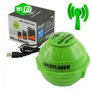 Fish finder Lucky ff-916 luckylaker - wi-fi эхолот беспроводной рыбопоисковый для рыбалки зимней и летней