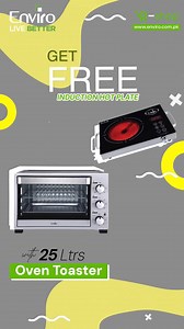 🔥 Hot Deal Alert! 🔥 Get a FREE Induction Hot Plate when you grab our 25L Oven Toaster! Perfect for all your baking and cooking needs. Don't miss out – upgrade your kitchen today! #EnviroAppliances #EnviroHomeAppliances #FreeGiftWithPurchase #KitchenUpgrades #CookingMadeEasy #LimitedTimeOffer | Enviro