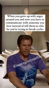 Trying to communicate calmly when you didn’t learn how to as a child and you stuffed all your feelings inside and now as an adult all you want to say is ‘shut the f**k up’… this is a true test of inner strength and patience. 😅🧘‍♀️ Follow @innergizeyourlife for more #stfu #speakingyourtruth #traumarecovery #traumaresponse #communication #communicationskills #relationshipmemes #healingjourney #emotions #emotionalmaturity #emotionalintelligence #iloveyou #hesagoodone #wifelife #wivesbelike #husba
