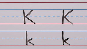 Print Letter Handwriting Print Letter Handwriting | Letter K