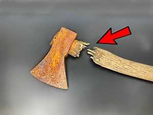 10K views · 3.5K reactions | in this video i show you how to restore a rusty axe | Tysy TUBE | Facebook