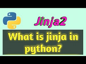 What is Jinja2? || Where to use Jinja2? ||What is jinja in python || Django