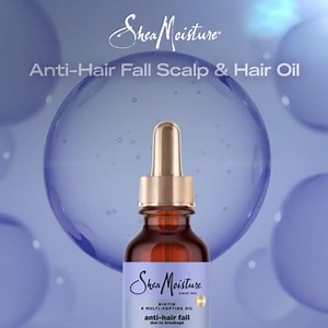 SheaMoisture Scalp & Hair Oil, Anti-Hair Fall for Healthy Looking and Moisturized Scalp, with Biotin & Multi-Peptide ScalpBoost Technology, 2 oz,(Pack of 2)