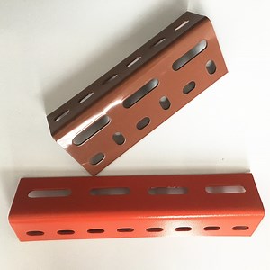 [Hot Item] Cheap Price Powder Coated Slotted Angle Steel Bars