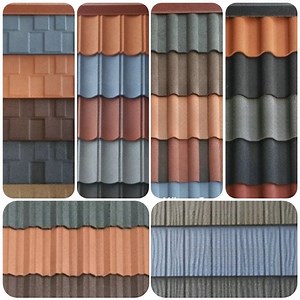 [Hot Item] Advanced Building Material Best Quality Long Lasting Roofs Sheet Colorful Stone Coated Metal Roof Tile