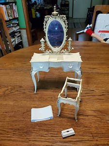 Vintage Suzy Goose Barbie Vanity Set: French Provincial Doll Furniture - Etsy