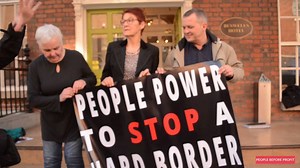 1.6K views · 37 reactions | We held a press conference on Brexit today - we made clear that in the case of a hard border we would mobilised mass people power community protests North and South. | People Before Profit | Facebook