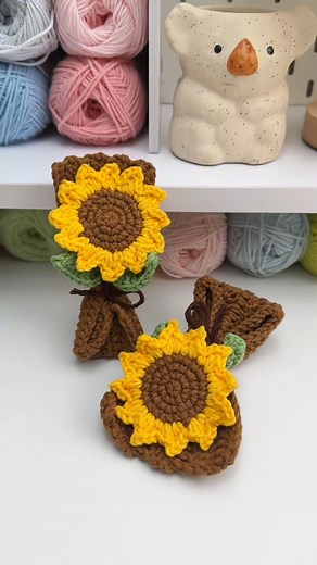 sunflower ##crochet #flower #cute #crafft #trendy | Hi Crochet
