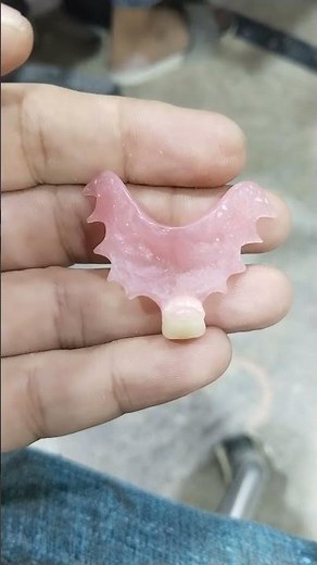 Single Unit Without Clasp Removable Partial Denture By Haider 😁😁😁#rpddentalprocedure