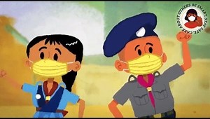 Distance makes us stronger. What is a safe distance to protect yourself from the #coronavirus super villain? #MeVsCOVID19 #COVID19 | UNICEF India