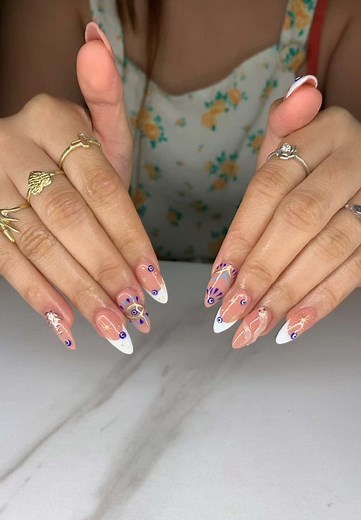 Cleopatra-Inspired Nail Art Extensions Ideas