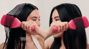 Tangle Teezer Large Ultimate Detangler Hairbrush for Wet & Dry Hair, Eliminates Knots & Reduces Breakage for Long, Thick, & Curly Hair Types, Black Gloss