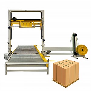 [Hot Item] Fully Automatic Top-Sealing Strapping of Pallets for Concrete Blocks Brick Industry
