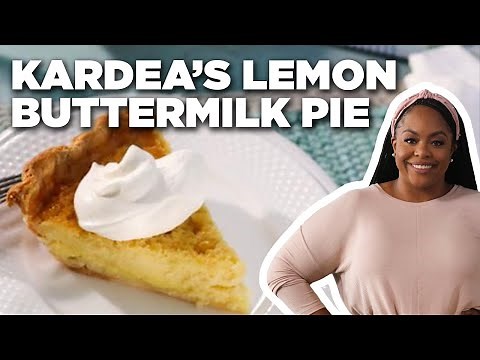 Kardea Brown's Old-Fashioned Lemon Buttermilk Pie | Delicious Miss Brown | Food Network