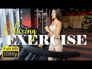 Running On Treadmill Sound | Sexy Woman Running on a Treadmill