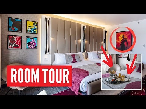 Habitación Superior + ROOM SERVICE Hotel Disney New York The Art of Marvel I ROOM TOUR
