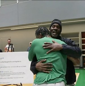 Marcus Smart tweeted only guards with the initials GP could win DPOY, so Gary Payton pulled up in Boston to present him the award 🙌 (via NBA on TNT, Boston Celtics) | Basketball Forever