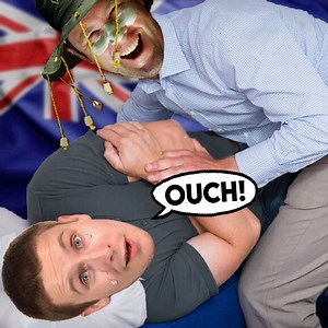 Went to a chiropractor in Australia last year 🤣 | Larry Dean