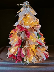 Raggedy Christmas Tree - Etsy UK