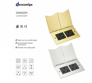 [Hot Item] Decoamigo Universal Power and Data Floor Box for Conference Rooms
