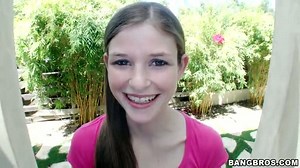 Cute Amateur Teen Lara Brookes Handjobs And Titjobs Outdoors In POV