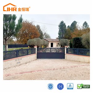 [Hot Item] Customized Main Entrance Aluminium Modern Gate Sliding Gate Design for Small House