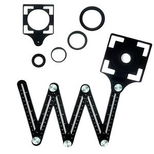 [Hot Item] Measuring Tools Ceramic Tile Hole Opening Locator Adjustable Folding Multiple Angle Ruler