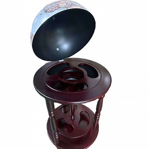 [Hot Item] Bar Globe Drinks Cabinet Wine Container Minibar Storage Table