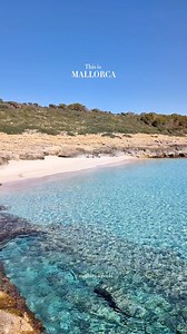 This is . .👇🏼 . . . 📍Cala Varques, Mallorca ❤️ 🇬🇧 Discover Cala Varques on Mallorca, where the sparkling blue waters of the Mediterranean Sea meet pristine sandy beaches, surrounded by rugged cliffs and lush Mediterranean scenery; a perfect escape for nature lovers and beachgoers in Europe. 🇩🇪 Erleben Sie Cala Varques auf Mallorca, wo das funkelnde blaue Wasser des Mittelmeers auf unberührte Sandstrände trifft, umgeben von zerklüfteten Klippen und üppiger mediterraner Landschaft – ein per