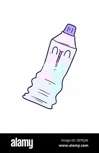 jiggle motion animation of cartoon toothpaste tube Stock Video Footage - Alamy