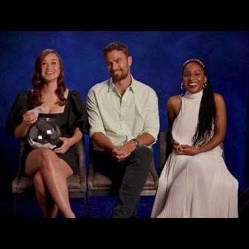 Theo James, Rose Williams and Crystal Clarke discuss swimming nude....