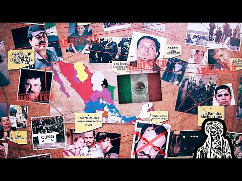 El MAPA del NARCOTRÁFICO en MÉXICO 2024-2025 🇲🇽