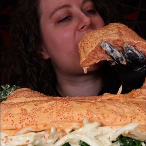SASHIMI SALMON CREAMY SRIRACHA MAYO 🤤🔥 ASMR MUKBANG Fresh Salmon • Bold Sauce • LOUD Satisfying Eating Sounds 🎧 👉 FULL VIDEO on YouTube: Monica ASMR 🔗 Click the link in bio or search “Monica ASMR” on YouTube #reels #reelsvideo #reelsviral #viralreels #trendingreels #explorepage #fyp #foryou #foodreels #asmrreels #asmr #foodasmr #asmreating #eatingsounds #loudasmr #notalkingasmr #mukbang #mukbangasmr #sashimi #salmonsashimi #salmonasmr #rawfish #seafoodasmr #creamyfood #srirachamayo #satisfy