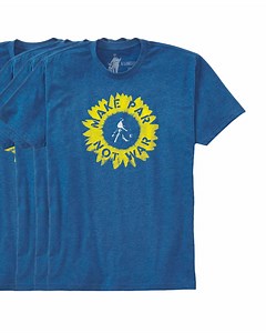 Introducing our latest rendition of "Make Par/ Not War"… Our “Sunflower of Peace” Charity Tee. 100% of the proceeds from the sale of this t-shirt any additional donation you wish to make will go directly to Sunflower of Peace in support of their mission to provide vital medical and humanitarian aide to those affected by the violence in Ukraine. | Linksoul