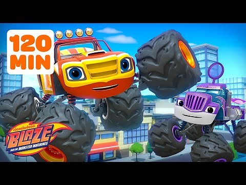 Blaze's BEST Transformations & Rescues! w/ AJ | 120 Minutes | Blaze and the Monster Machines