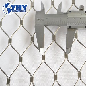 [Hot Item] Flexible Stainless Steel Wire Rope Mesh Netting Fencing for Zoo Mesh
